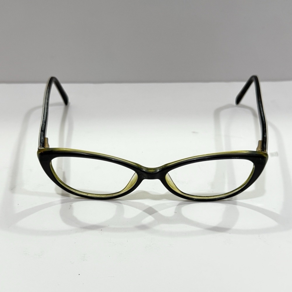 Emilio Pucci Eyeglasses Women 52mm Cat Eye Acetate Green EP 5031-3 FRAME ONLY‎